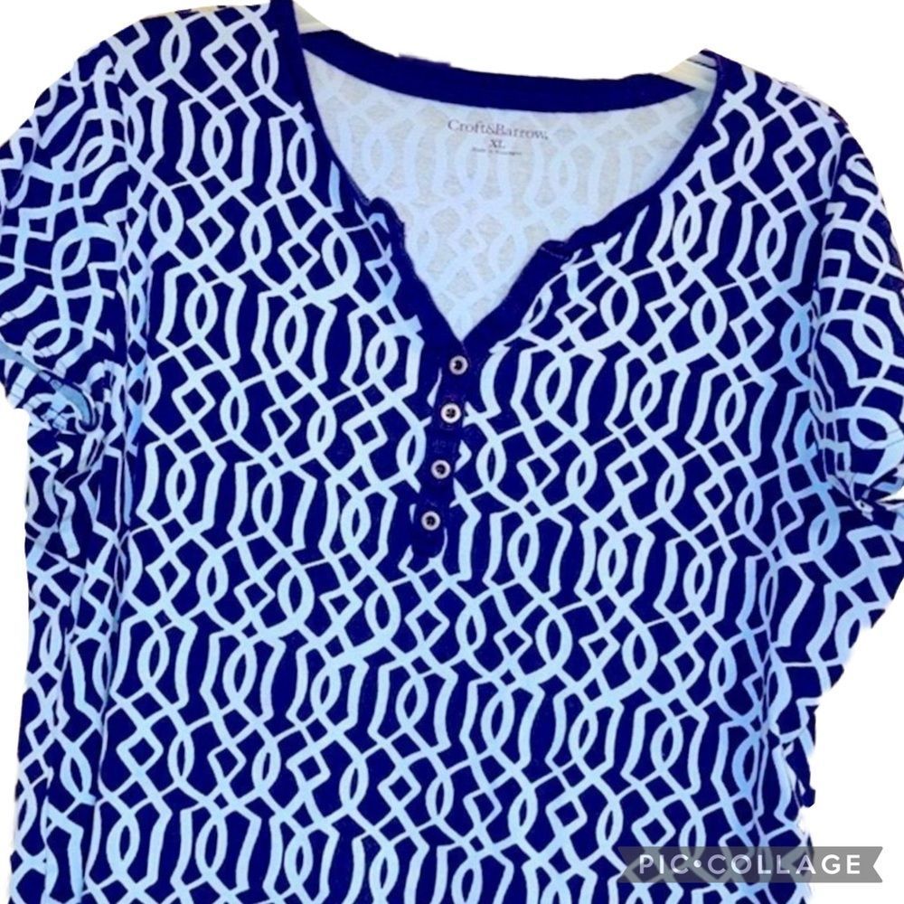 Short Sleeve Cotton Henley